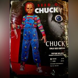 Seed Of Chucky; Halloween Costume; Child Size Medium (8-10). Never worn